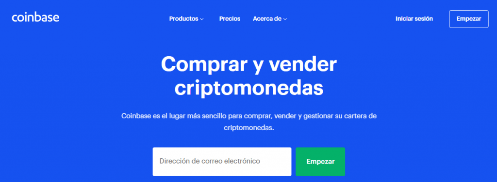 Coinbase Comprar y vender criptomonedas